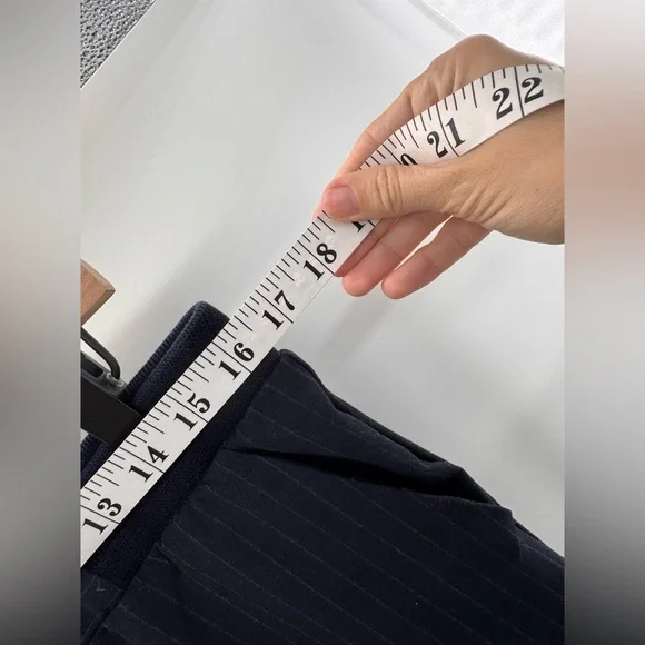 Women Casual Blue Strip Pants Medium - Picture 5 of 7